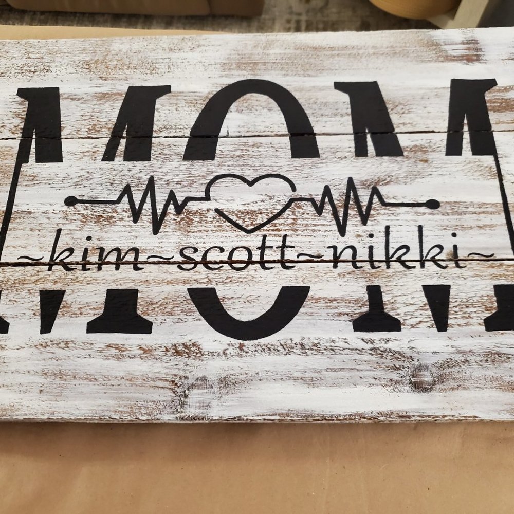 Personalized Rustic Farmhouse Sign